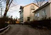 Mölndals Kvarnby i januari 1999. Bostadsbebyggelse vid Royens gata.