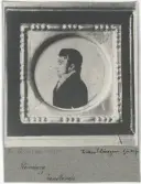 Porträtt på Handlaren Rönnberg.