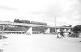Provbelastning av järnvägsbron i augusti 1936