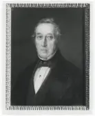 Porträtt på Anders Gustaf Björkman. Lanträntmästare i Jönköping.