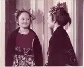 Vänersborg. Torborg speglar sig