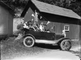 T-Ford årsmodell 1919-1922. Fotografiet kan vara taget i samband med vid Sundälingesöndan.