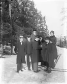 Dals Rostock. Gruppbild vid sparkstöttingar