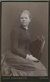 Porträtt av Gulla Almgren, 1885.