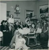 Gruppbild. Georg Nyström fyller 75 år