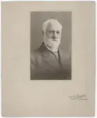 Porträtt på en man.