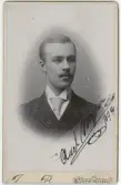 Porträtt på Axel Myrin år 1899