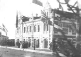 Invigning av Hallands mellersta järnväg sept. 1886.