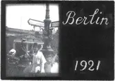 Kort på en stadsdel av Berlin, 1921.
