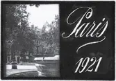 Kort på en stadsdel i Paris, 1921.
