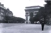 Foto av Triumfbågen i Paris, 1921.