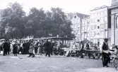 Foto av Waterlooplein marknad i Amsterdam, 1924-25.