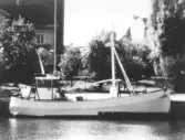 Thure Gustavsson var delägare i fiskebåten  Orion FG 11.  Kopia är reprofotograferad.