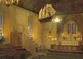 Interiör S:t Laurentii kyrka.