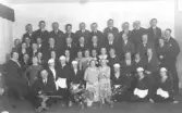 Koop. gruppbild 1935.  Provisorisk korslista/kommunarkivarien