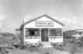 - Strandpaviljongen  Bilden finns poststämplad1950-08-02# eventuellt är det först detta år som Strandpaviljongen 