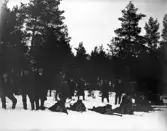 Landstormsmän på övning i Småland.