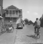 Husflyttning (Tjäderbergska fastigheten), juni-58  Provisorisk korslista/kommunarkivarien