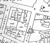 På denna tomt hade Helfrid Elsner sin fotoateljé.