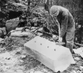 Stenhuggare Einar Bengtsson i 