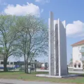 Hyllning till naturen, av skulptören Bengt Olson, till utställningen Sculptura 97, 1997.