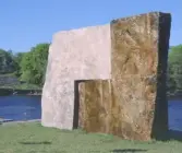 Enhet 1 & 2, av konstnären Pål Svensson, till utställningen Sculptura 97, 1997.