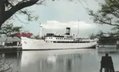 Brynhild, 1960.  Färjan gick mellan Falkenberg och Horsens i Danmark.
