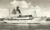 Färjan S/S Brynhild (Stockholms Rederi A-B Svea) kom till Falkenberg 1960.  Färjan gick mellan Falkenberg och Horsens i Danmark.