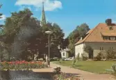 Badhusparken tillkom 1947. Badhuset som är ombyggt inrymmer idag musikskola.