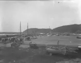 Reg.betckning på en av båtarna är HG som står för Helsingborg, och landskapet påminner om kullabergsområdet.  A Fridolf Persson var lärare i Årstad 1904-1912, Fritsla 1912-1920, Släp 1921-27 och Skrea 1927-41. Enl. sonen Einar Persson.