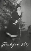 Text på foto: Tomtefar 1934