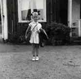 Text på foto: Första skoldagen 1951