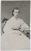 Porträtt på Malvina Frick.