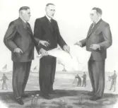 Bild 1: fr.v. R Johansson, J Eriksson o Tollin.  Bild 2: Närmst B Westerberg.  Bild 3: Svarv. fr.v. C Olsson, A manzér, E Eriksson o O Ahlborg.Smideshammare. J Hallberg. Plåtvals. Göte Karlson o Åke Svensson.    Mer information i boken I skuggan av Halmstadgruppen, Ingrid Fredin.