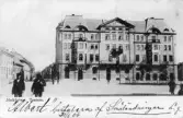 Teatern vid Hovrättstorget i Jönköping. Vykort skrivet 1906-08-30.