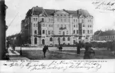Teatern vid Hovrättstorget i Jönköping. Vykort skrivet 1908.