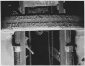 PM 2 (pappersmaskin) före nedmontering, sent 1970 -tal tidigt 1980 -tal. Gamla bruket.