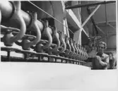 PM 2 (pappersmaskin) före nedmontering, sent 1970 -tal tidigt 1980 -tal. Gamla bruket.