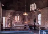 Interiör S:t Laurentii kyrka.
