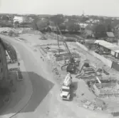 Bygget av Söderbron pågår.