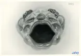 Askfat huvud från Bo Fajans, formgivare Eva-Jancke-Björk, 1900-talets mitt.