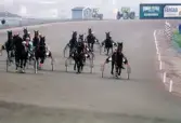 Travlopp på Åbytravet i Åby, Mölndal, år 1998.