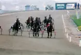 Travlopp på Åbytravet i Åby, Mölndal, år 1998.