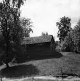 Ett uthus vid Lidhult i Rogberga socken..