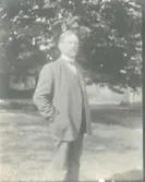 Alegårdsslätt okänt årtal. Emil Johansson (1855 - 1933), bodde i Fässbergs Mellangård 