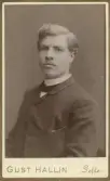Porträtt av Gustaf Swedlund, Gävle.