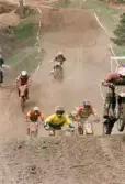 SM i motocross på Blixåsbanan i Balltorp, Mölndal, den 27 maj 1996.