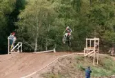 SM i motocross på Blixåsbanan i Balltorp, Mölndal, den 27 maj 1996.