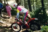 Trial vid Blixåsbanan i Balltorp, Mölndal, i maj 1992.