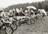 Motocrosstävling på Blixåsbanan i Balltorp, Mölndal, okänt årtal.